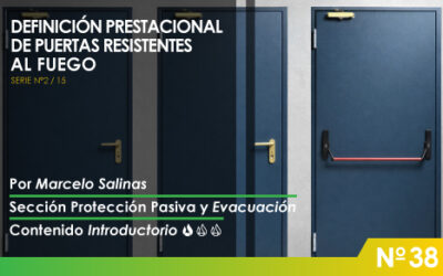 Definición prestacional de puertas resistentes al fuego