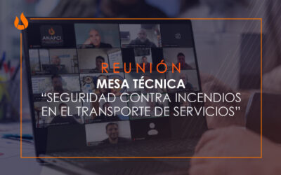 ANAPCI conforma Mesa Técnica para abordar riesgos de incendio en el transporte de servicios